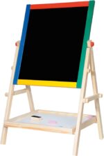 Tabuľa Woody -natur rám s poličkou, 65 cm – Obrázok 3