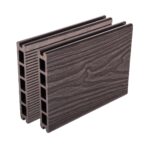 Terasová doska G21 2,5 x 14,8 x 300 cm, Dark Wood, WPC – Obrázok 3
