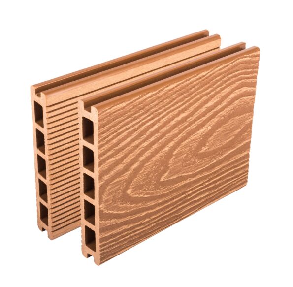 Terasová doska G21 2,5 x 14,8 x 400 cm, Light Wood, WPC – Obrázok 3