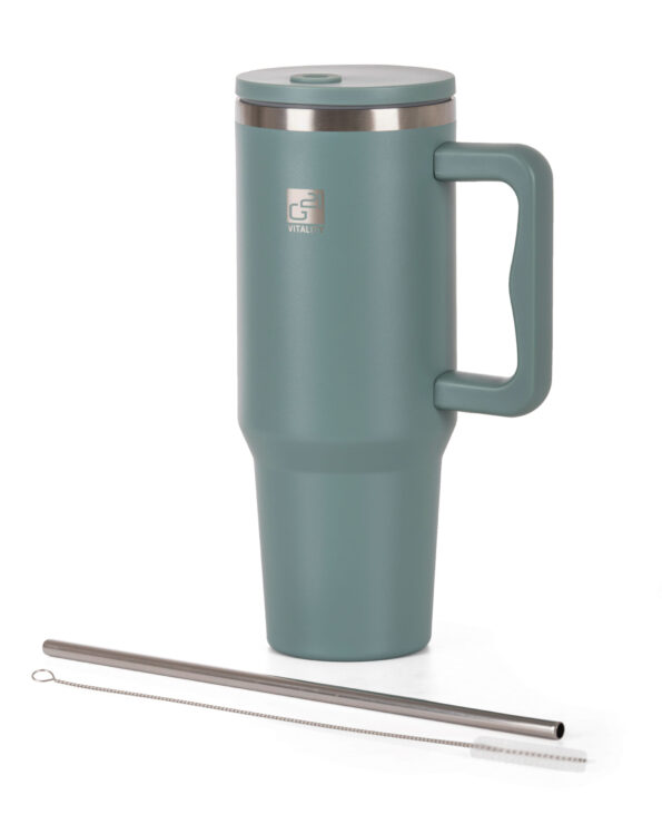 Termohrnček G21 FlowCup 1200 ml – eukalyptovo zelený – Obrázok 5