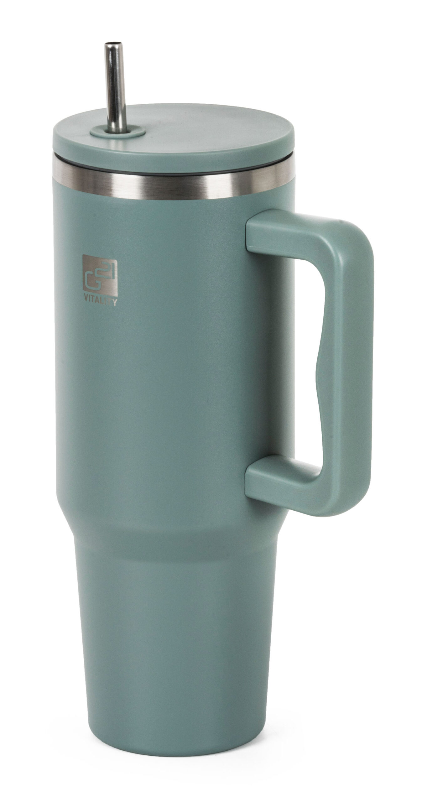 Termohrncek-G21-FlowCup-1200-ml-–-eukalyptovo-zeleny Termohrnček G21 FlowCup 1200 ml – eukalyptovo zelený – Obrázok 1
