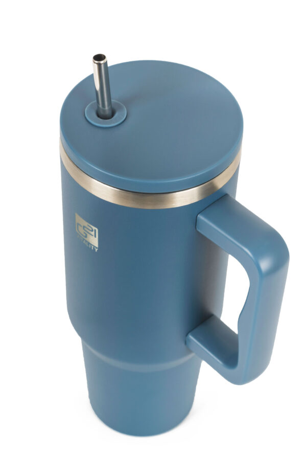 Termohrnček G21 FlowCup 1200 ml - grafitovo modrý – Obrázok 4