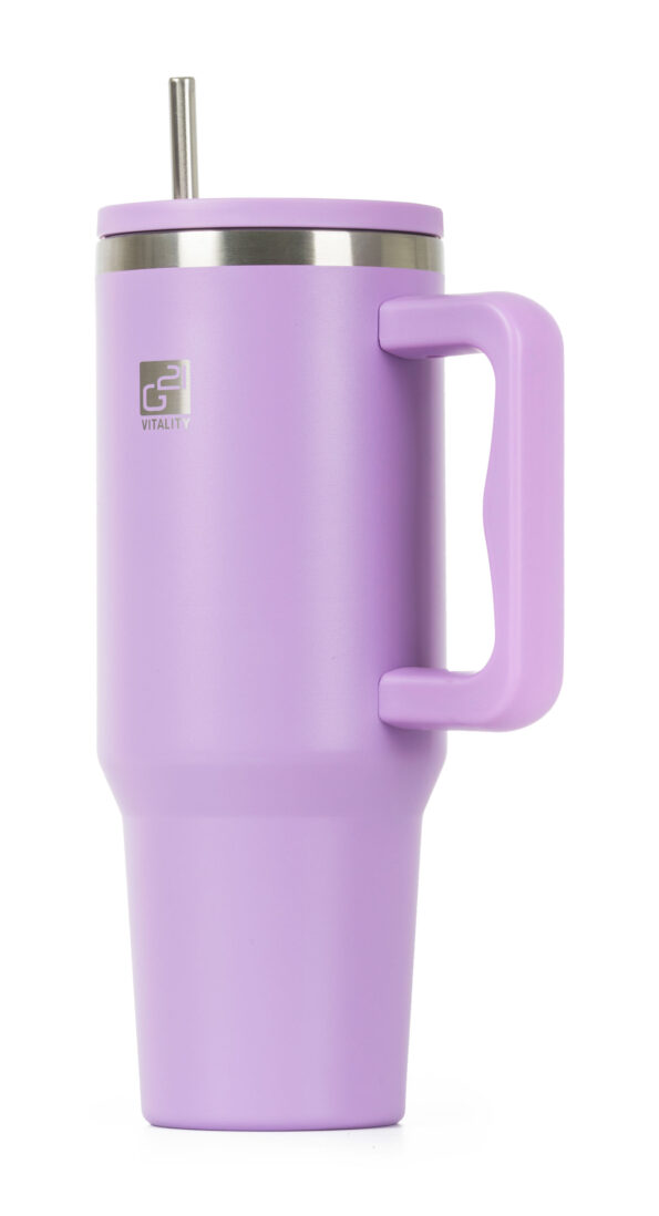 Termohrnček G21 FlowCup 1200 ml – levanduľový – Obrázok 3