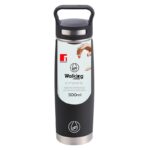 Termoska BERGNER fľaša nerezová oceľ 0,5 l čierna – Obrázok 2