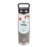 Termoska BERGNER fľaša nerezová oceľ 0,5 l šedá – Obrázok 2