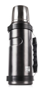 Termoska G21 na pitie, 1000 ml, šedá s rukoväťou – Obrázok 3