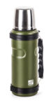 Termoska G21 na pitie, 1000 ml, zelená s rukoväťou