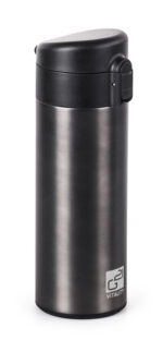 Termoska G21 na pitie, 350 ml, oceľovo šedá