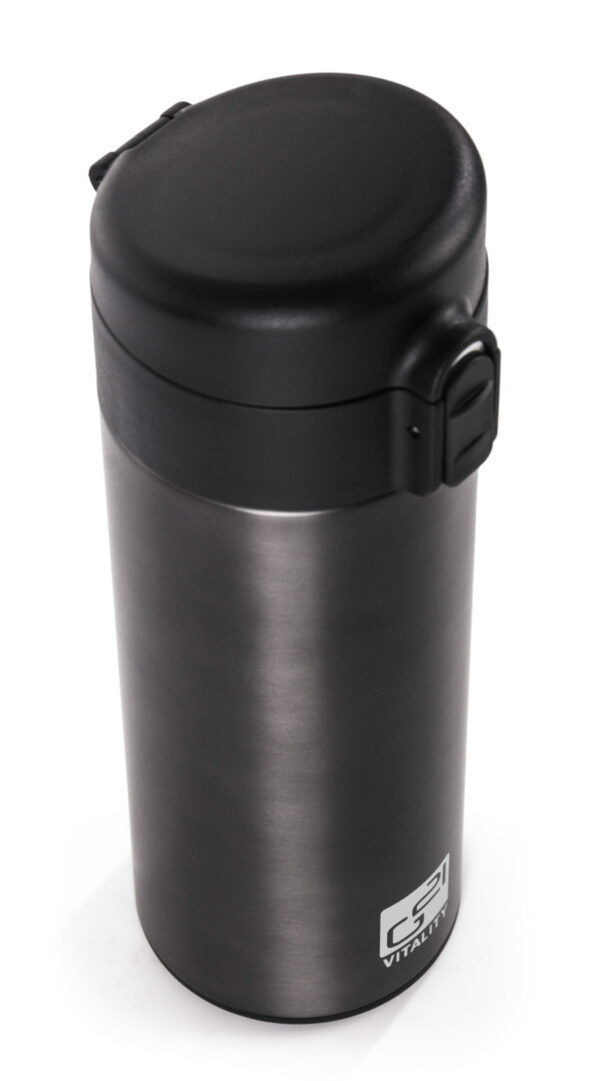 Termoska G21 na pitie, 350 ml, oceľovo šedá – Obrázok 7