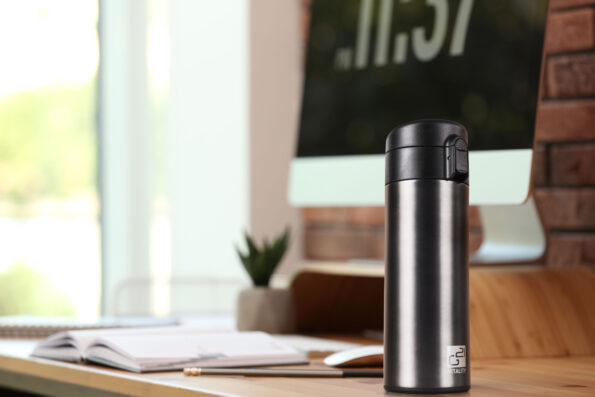 Termoska G21 na pitie, 350 ml, oceľovo šedá – Obrázok 9