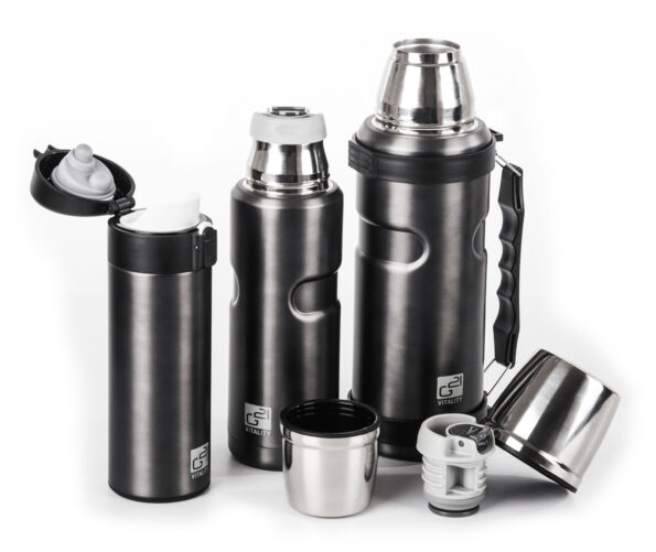 Termoska G21 na pitie, 350 ml, oceľovo šedá – Obrázok 10