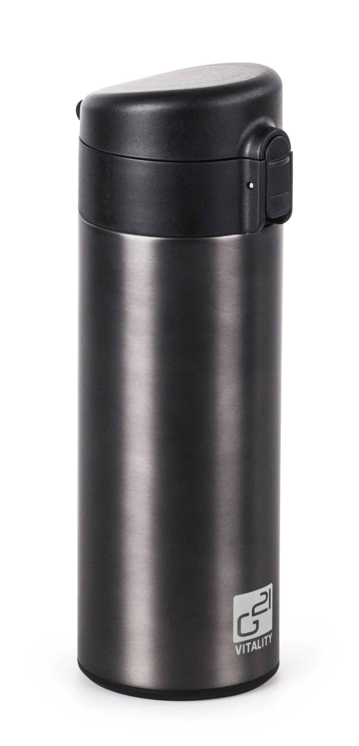 Termoska-G21-na-pitie-350-ml-ocelovo-seda Termoska G21 na pitie, 350 ml, oceľovo šedá – Obrázok 1