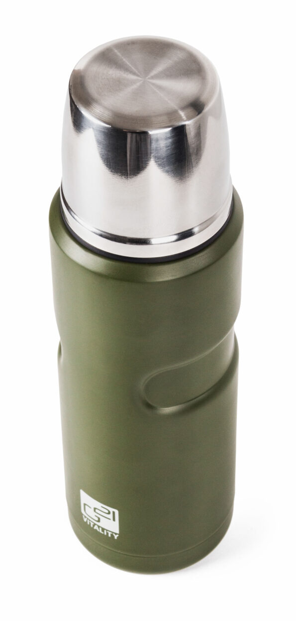 Termoska G21 na pitie, 500 ml, khaki zelená – Obrázok 6