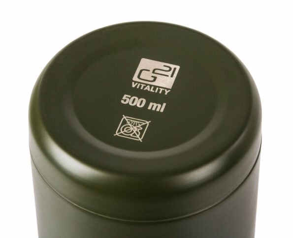 Termoska G21 na pitie, 500 ml, khaki zelená – Obrázok 7