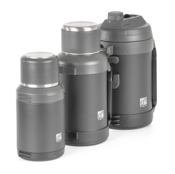 Termoska G21 nerezová 2500 ml, čierno-sivá – Obrázok 15