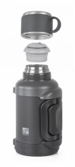 Termoska G21 nerezová 2500 ml, čierno-sivá – Obrázok 5