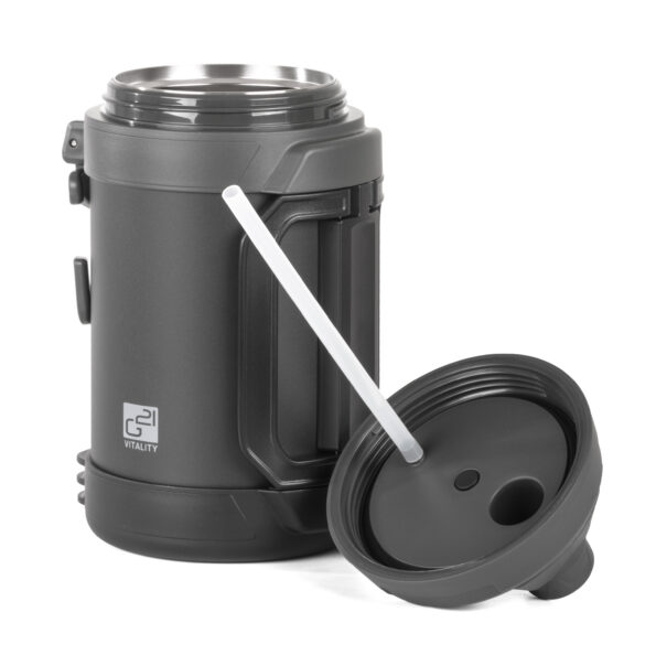 Termoska G21 nerezová 3800 ml, čierno-sivá – Obrázok 4