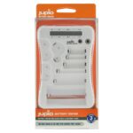 Tester Jupio Battery Tester na batérie N / AA / AAA / C / D / 9V / V3 / 2CR4 / P2 / 2 / 123A