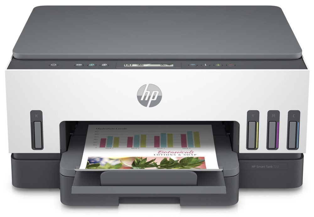 Tlaciaren-HP-Smart-Tank-720-All-in-One-A4-USB-Wi-Fi-Bluetooth-Duplex-159ppm Tlačiareň HP Smart Tank 720 All in One, A4, USB, Wi-Fi, Bluetooth, Duplex, 15/9ppm – Obrázok 1