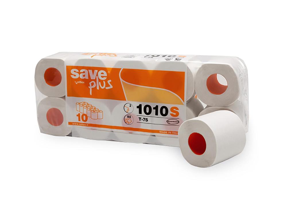 Toaletny-papier-Celtex-S-Plus-2vrstvy-160-utrzkov-biely-10-ks Toaletný papier Celtex S-Plus 2vrstvý 160 útržkov biely - 10 ks – Obrázok 1