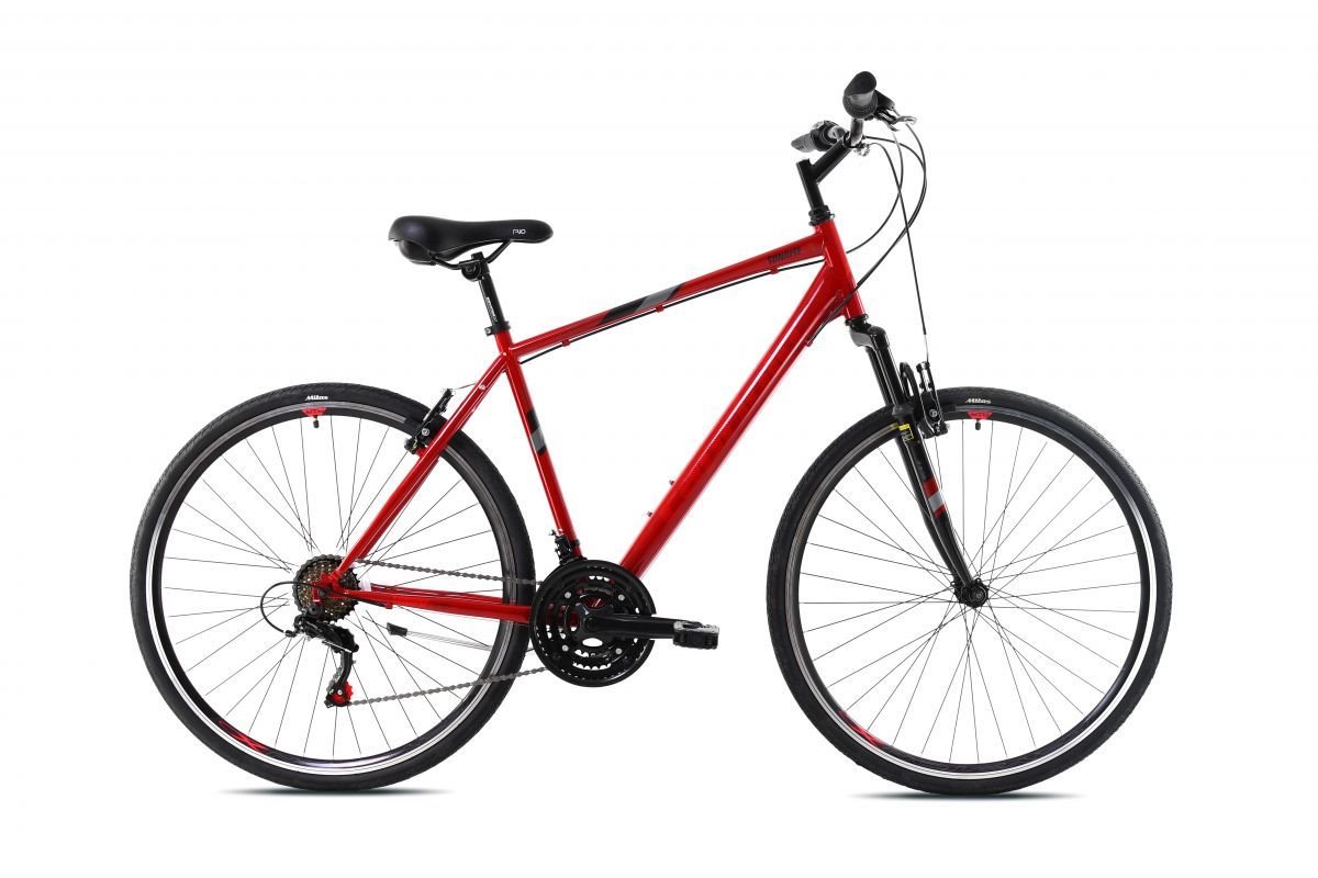Trekovy-bicykel-Capriolo-SUNRISE-MAN-2820-cerveny Trekový bicykel Capriolo SUNRISE MAN 28"/20 červený – Obrázok 1