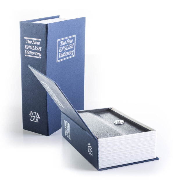 Trezor kniha G21 180 x 115 x 55 mm modrá – Obrázok 2