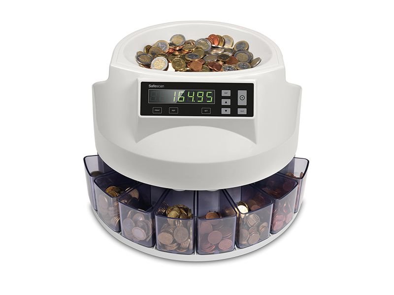 Triedicka-a-pocitacka-minci-Safescan-typ-1250-EUR Triedička a počítačka mincí Safescan typ 1250 (EUR) – Obrázok 1