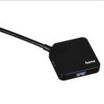 USB hub Hama USB 3.0 na 4x USB 3.0 , čierny – Obrázok 2