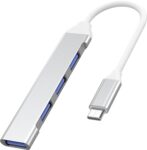USB hub PremiumCord USB-C na USB3.2 A a 3x USB2.0 A , hliníkové púzdro