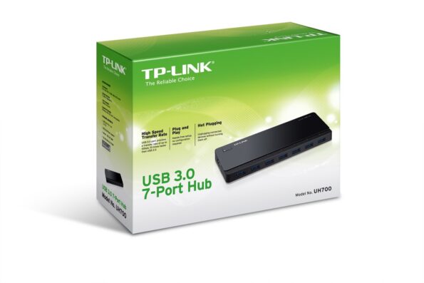 USB hub TP-Link UH700 7-port USB 3.0 – Obrázok 3
