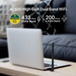 USB klient TP-Link Archer T2U Plus AC 600 adaptér, 2,4/5GHz, USB 2.0 – Obrázok 3