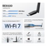 USB klient TP-Link Archer TBE400U Plus BE6500, WiFi 7,  2,4/5/6GHz, USB 3.0, anténa – Obrázok 4