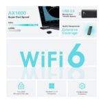 USB klient TP-Link Archer TX20U AX 1800 adaptér, 2,4/5GHz, USB 3.0 – Obrázok 3