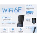 USB klient TP-Link Archer TXE70UH AXE5400, 2,4/5/6GHz, USB 3.0 – Obrázok 4