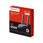 USB klient TP-Link Mercusys MA37BEH Wireless USB adapter BE6500, 2,4/5/6 GHz – Obrázok 7
