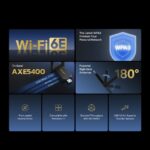 USB klient TP-Link Mercusys MA86XH Wireless USB adapter AXE5400, 2,4/5/6 GHz – Obrázok 4