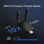 USB klient TP-Link Mercusys MA86XH Wireless USB adapter AXE5400, 2,4/5/6 GHz – Obrázok 5