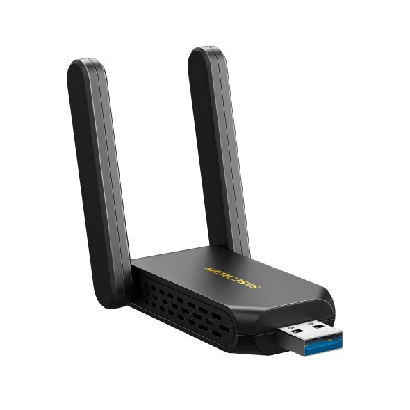USB-klient-TP-Link-Mercusys-MA86XH-Wireless-USB-adapter-AXE5400-2456-GHz USB klient TP-Link Mercusys MA86XH Wireless USB adapter AXE5400, 2,4/5/6 GHz – Obrázok 1