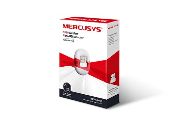 USB klient TP-Link Mercusys MW150US Wireless USB mini adapter 150 Mbps – Obrázok 2