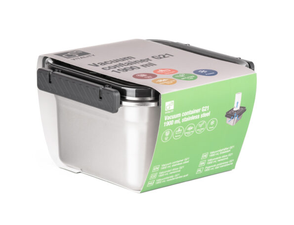 Vákuovacia dóza G21 1900 ml, nerezová – Obrázok 11