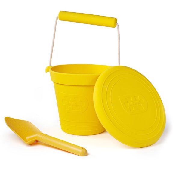 Vedierko Bigjigs Toys plážový žlté – Obrázok 5
