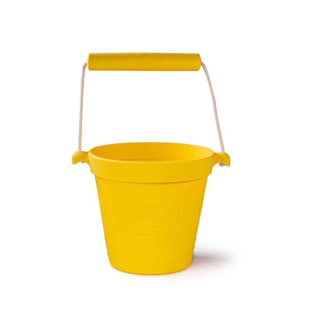 Vedierko-Bigjigs-Toys-plazovy-zlte Vedierko Bigjigs Toys plážový žlté – Obrázok 1