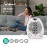 Ventilátor Nedis teplovzdušný HTFA13CWT – Obrázok 2