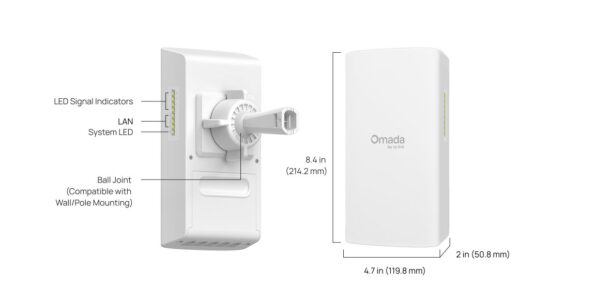 Vonkajšia jednotka TP-Link Flex Bridge 5 3x GLAN, 5 GHz, Omáda SDN – Obrázok 7