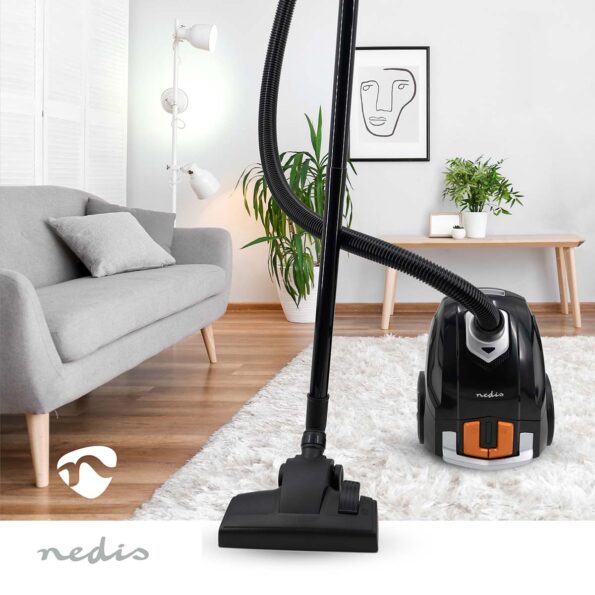 Vysávač Nedis VCBG100BKG vreckový – Obrázok 2