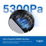 Vysávač TP-Link Tapo RV20 Max robotický s mopom, 5300Pa, MagSlim – Obrázok 5