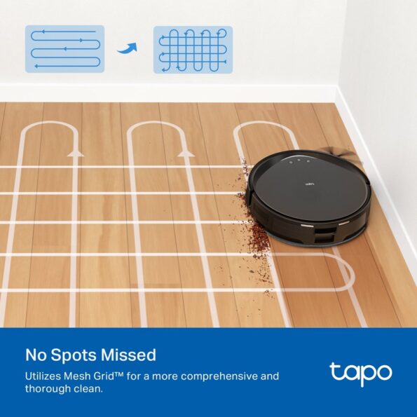 Vysávač TP-Link Tapo RV20 Max robotický s mopom, 5300Pa, MagSlim – Obrázok 8