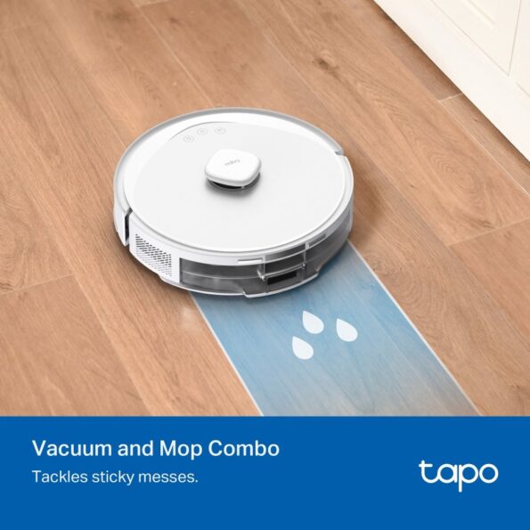 Vysávač TP-Link Tapo RV30 Max White robotický s mopom, výkon 5300 Pa – Obrázok 8