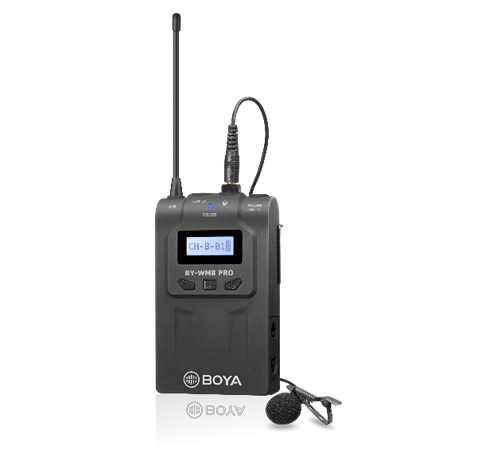 Vysielac-BOYA-BY-TX8-Pro-na-mikrofon Vysielač BOYA BY-TX8 Pro na mikrofón – Obrázok 1