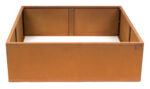 Vyvýšený záhon G21 102 x 32 x 102 cm, Corten – Obrázok 2